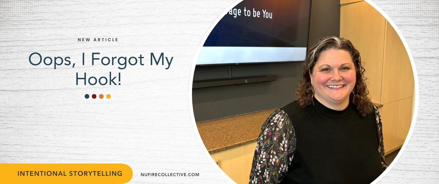 Oops, I Forgot My Hook! I made the cardinal sin in storytelling, I forgot to resolve my hook!